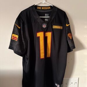 NFL Black and Gold Commanders Jersey